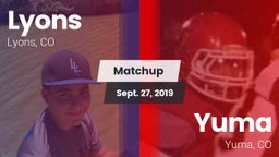 Matchup: Lyons  vs. Yuma  2019