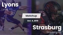 Matchup: Lyons  vs. Strasburg  2019