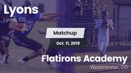 Matchup: Lyons  vs. Flatirons Academy 2019