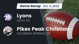 Recap: Lyons  vs. Pikes Peak Christian  2020