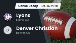 Recap: Lyons  vs. Denver Christian  2020