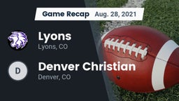 Recap: Lyons  vs. Denver Christian 2021