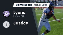 Recap: Lyons  vs. Justice 2021