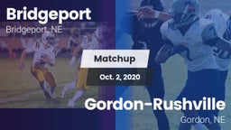 Matchup: Bridgeport High vs. Gordon-Rushville  2020