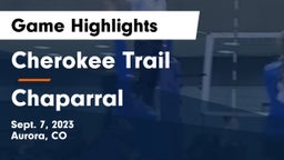 Cherokee Trail  vs Chaparral  Game Highlights - Sept. 7, 2023