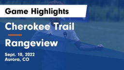 Cherokee Trail  vs Rangeview  Game Highlights - Sept. 10, 2022