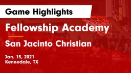 Fellowship Academy vs San Jacinto Christian  Game Highlights - Jan. 15, 2021