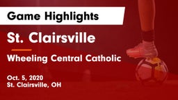 St. Clairsville  vs Wheeling Central Catholic  Game Highlights - Oct. 5, 2020