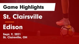 St. Clairsville  vs Edison  Game Highlights - Sept. 9, 2021