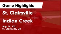 St. Clairsville  vs Indian Creek  Game Highlights - Aug. 30, 2022