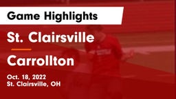 St. Clairsville  vs Carrollton  Game Highlights - Oct. 18, 2022