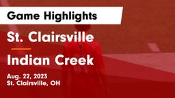 St. Clairsville  vs Indian Creek  Game Highlights - Aug. 22, 2023