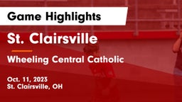 St. Clairsville  vs Wheeling Central Catholic  Game Highlights - Oct. 11, 2023