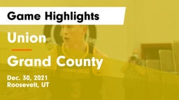 Union  vs Grand County  Game Highlights - Dec. 30, 2021