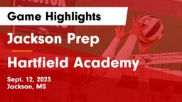 Jackson Prep  vs Hartfield Academy  Game Highlights - Sept. 12, 2023