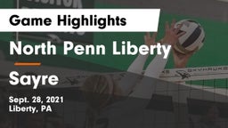 North Penn Liberty  vs Sayre Game Highlights - Sept. 28, 2021