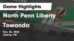 North Penn Liberty  vs Towanda  Game Highlights - Oct. 25, 2022