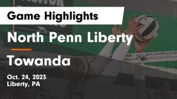 North Penn Liberty  vs Towanda  Game Highlights - Oct. 24, 2023