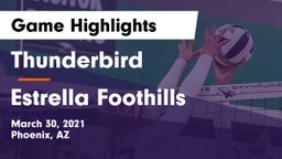 Thunderbird  vs Estrella Foothills Game Highlights - March 30, 2021