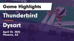 Thunderbird  vs Dysart  Game Highlights - April 25, 2022