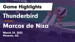 Thunderbird  vs Marcos de Niza Game Highlights - March 24, 2023