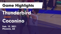 Thunderbird  vs Coconino  Game Highlights - Feb. 19, 2021