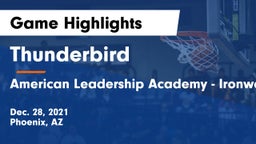 Thunderbird  vs American Leadership Academy - Ironwood Game Highlights - Dec. 28, 2021