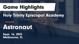 Holy Trinity Episcopal Academy vs Astronaut  Game Highlights - Sept. 16, 2023