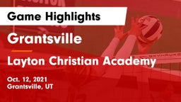 Grantsville  vs Layton Christian Academy  Game Highlights - Oct. 12, 2021