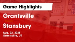 Grantsville  vs Stansbury  Game Highlights - Aug. 22, 2023