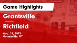 Grantsville  vs Richfield  Game Highlights - Aug. 26, 2023
