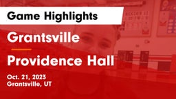 Grantsville  vs Providence Hall  Game Highlights - Oct. 21, 2023
