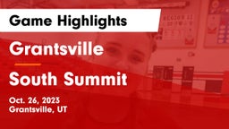 Grantsville  vs South Summit  Game Highlights - Oct. 26, 2023