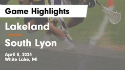 Lakeland  vs South Lyon  Game Highlights - April 8, 2024