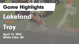 Lakeland  vs Troy  Game Highlights - April 12, 2024