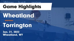 Wheatland  vs Torrington  Game Highlights - Jan. 21, 2022