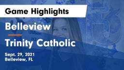 Belleview  vs Trinity Catholic  Game Highlights - Sept. 29, 2021