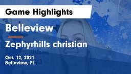 Belleview  vs Zephyrhills christian Game Highlights - Oct. 12, 2021