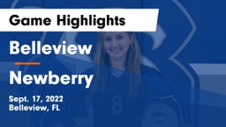 Belleview  vs Newberry Game Highlights - Sept. 17, 2022