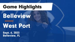 Belleview  vs West Port Game Highlights - Sept. 6, 2023