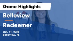 Belleview  vs Redeemer Game Highlights - Oct. 11, 2023