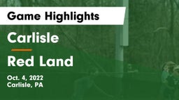 Carlisle  vs Red Land  Game Highlights - Oct. 4, 2022