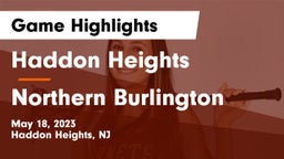 Haddon Heights  vs Northern Burlington Game Highlights - May 18, 2023
