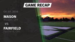 Recap: Mason  vs. Fairfield  2016