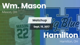 Matchup: Wm. Mason High vs. Hamilton  2017