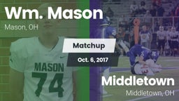 Matchup: Wm. Mason High vs. Middletown  2017