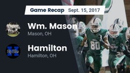 Recap: Wm. Mason  vs. Hamilton  2017