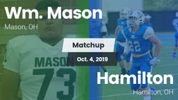 Matchup: Wm. Mason High vs. Hamilton  2019
