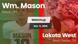 Matchup: Wm. Mason High vs. Lakota West  2019