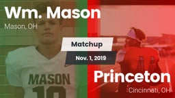 Matchup: Wm. Mason High vs. Princeton  2019